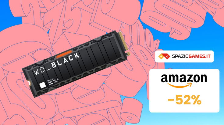 Questo SSD WD Black oggi vi costa MENO della metà! (-52%)