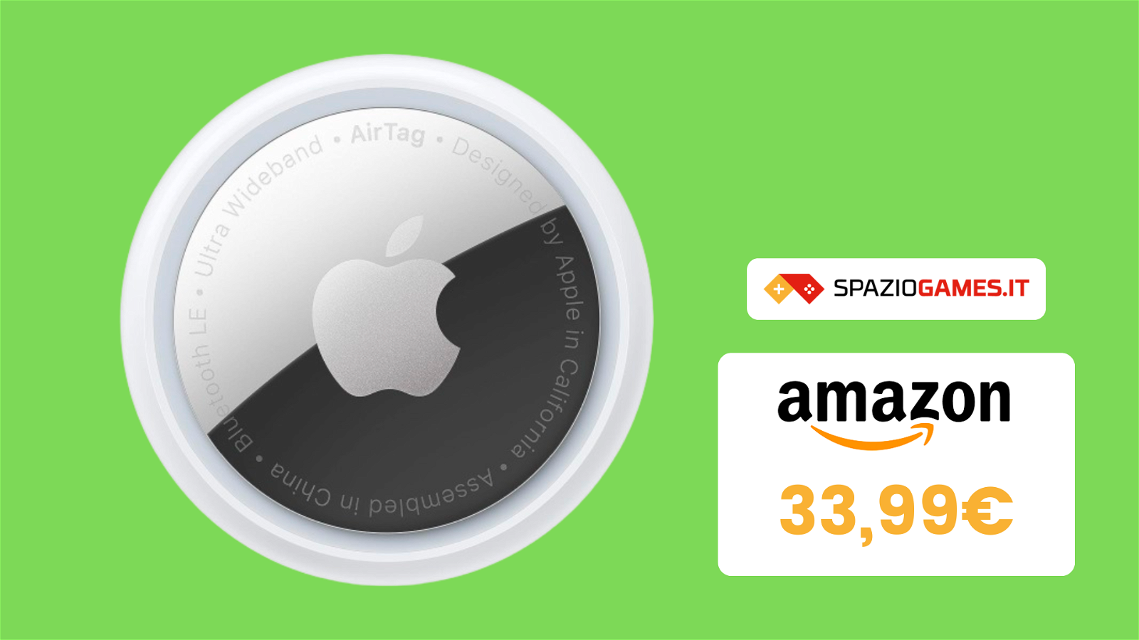 Gli UTILISSIMI Apple AirTag ora a soli 34€!
