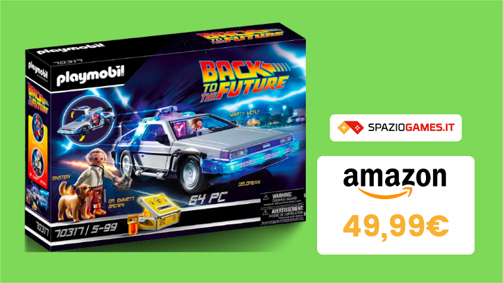 Immagine di La STUPENDA DeLorean di Playmobil ora costa solo 49€!