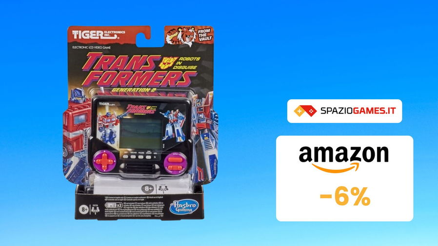 Immagine di Retrogaming a portata di mano: videogioco trascabile Transformers G2 IN SCONTO!