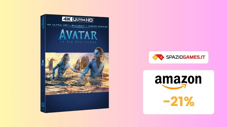 Blu-ray 4K di Avatar: La via dell'acqua, CHE PREZZO! Su Amazon risparmi il 20%!