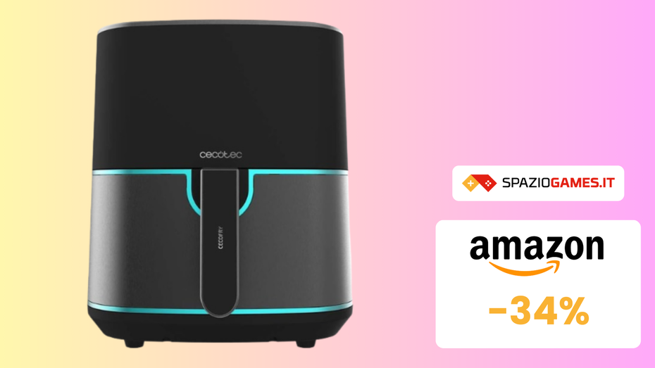 Immagine di OFFERTA TOP su questa friggitrice ad aria Cecotec, oggi a SOLI 42€!