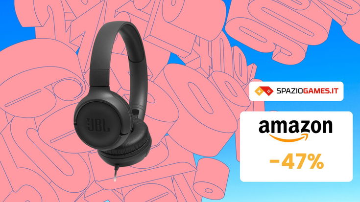 Cuffie JBL Tune 500: STUPENDE e costano POCHISSIMO! (-47%)