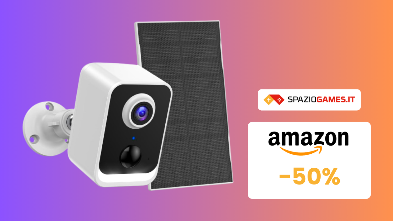 Immagine di Sei un CLIENTE PRIME? Telecamera di sicurezza esterna ora a soli 29€ per te!
