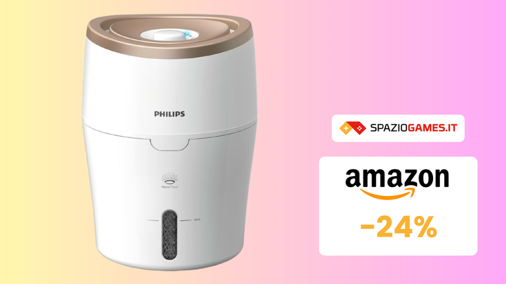 Umidificatore Philips in SUPER SCONTO: ora al -24%!