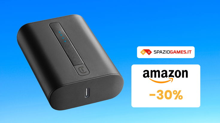 COSTA POCO e va alla grande: Powerbank super compatto ora in sconto del 30%!