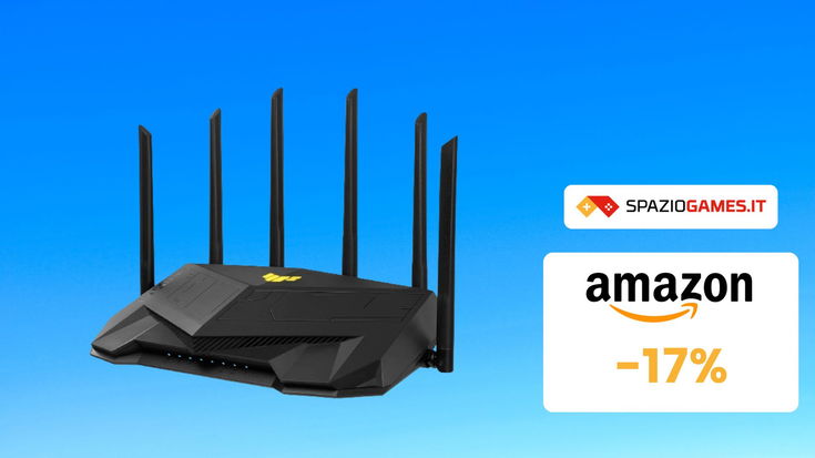 Router ASUS TUF-AX6000, CHE PREZZO! Su Amazon risparmi il 17%!