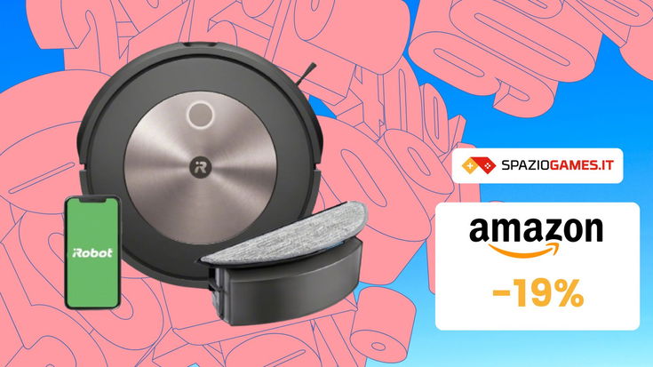 SVUOTATUTTO AMAZON: robot aspirapolvere Roomba in sconto del 19%!