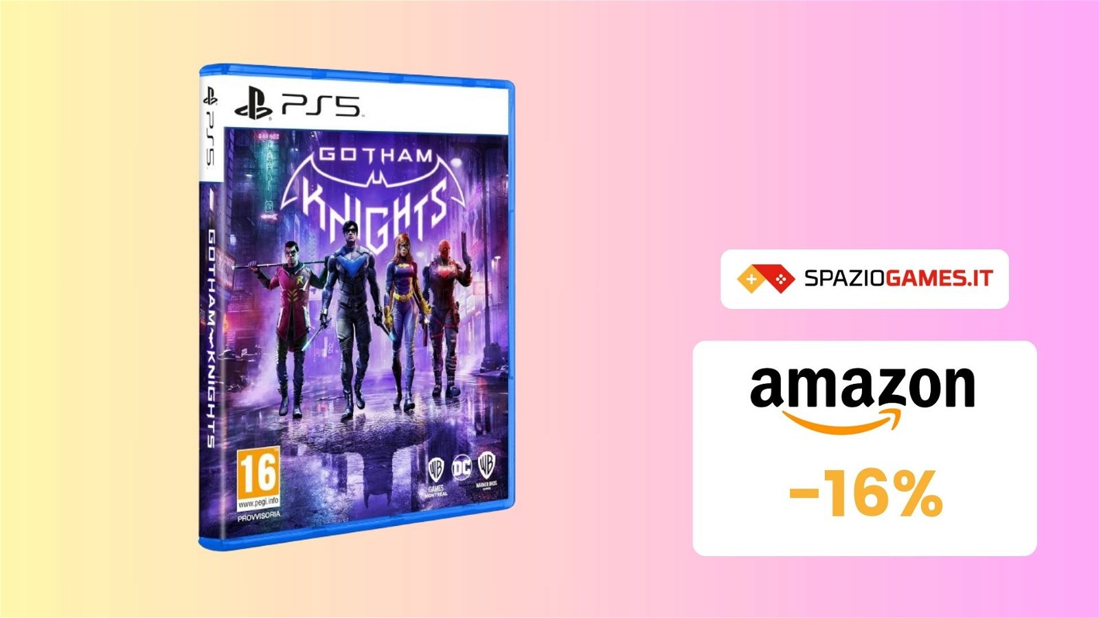 Gotham Knights per PS5 CROLLA a 19€! Occasione IMPERDIBILE!