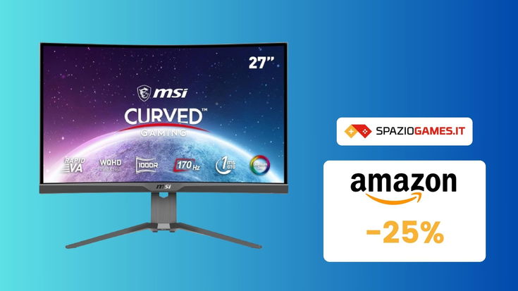 Monitor gaming MSI 27" al prezzo PIÙ BASSO di sempre su Amazon! (-100€)