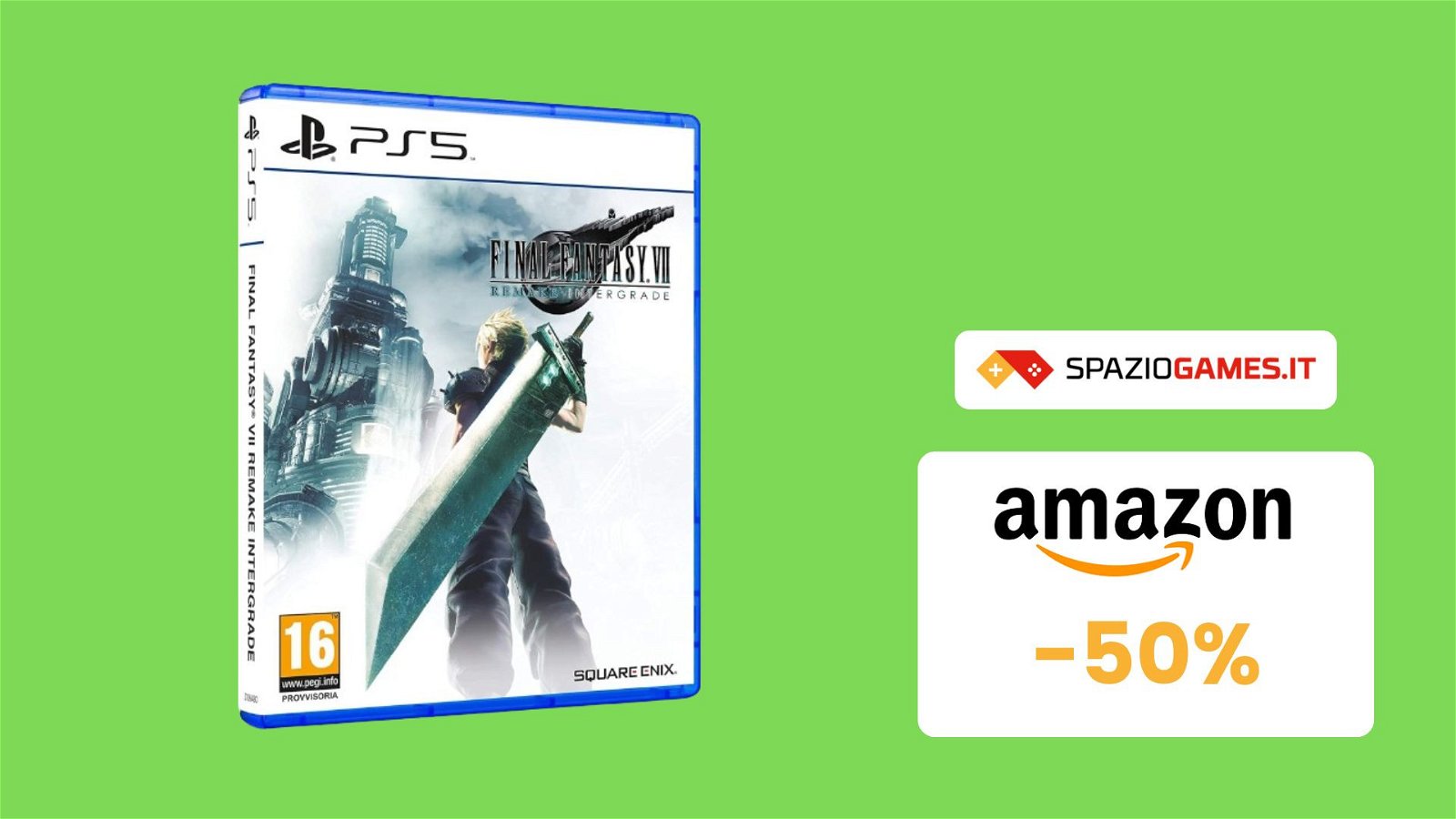 Final Fantasy VII Remake Intergrade per PS5 a prezzo SHOCK su Amazon! (-50%)