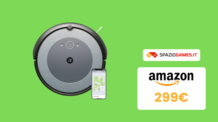 Questo OTTIMO iRobot Roomba i3 costa meno di 300€ su Amazon! (-20%)