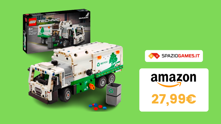 PREZZO SUPER per il Camion della Spazzatura LEGO: ora a soli 28€!