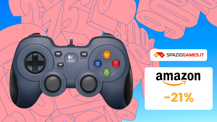 Gamepad Logitech F310, CHE PREZZO! Su Amazon risparmi il 21%