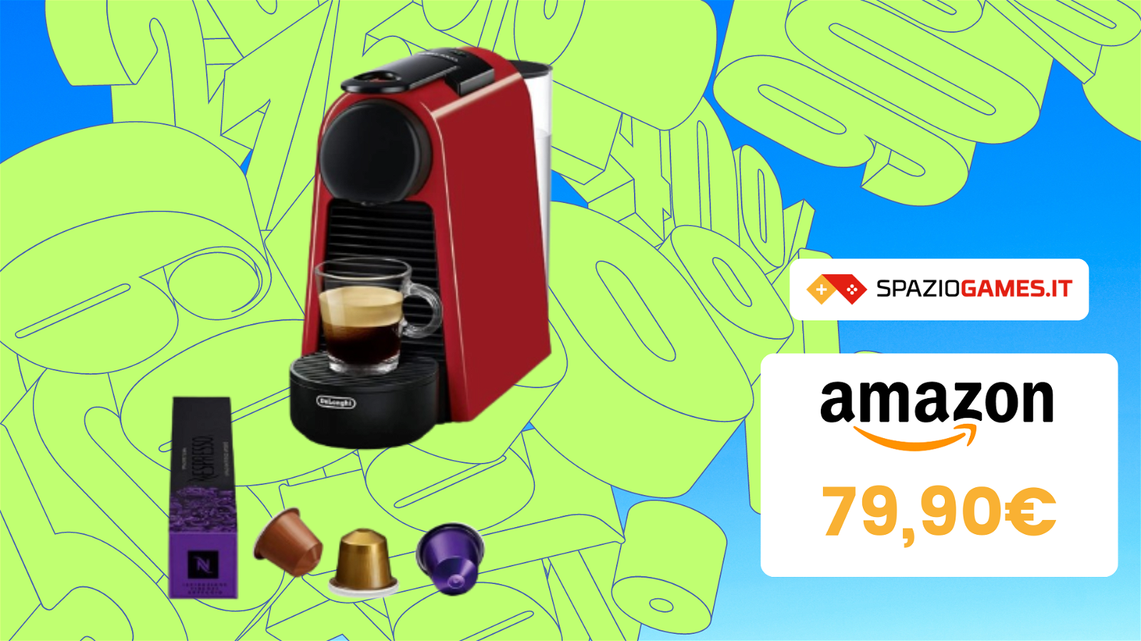 SVUOTATUTTO AMAZON: macchina per caffè Nespresso a MENO DI 80€!