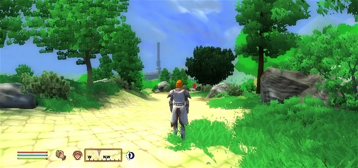 Immagine di The Elder Scrolls Oblivion come Zelda Wind Waker è davvero... strano