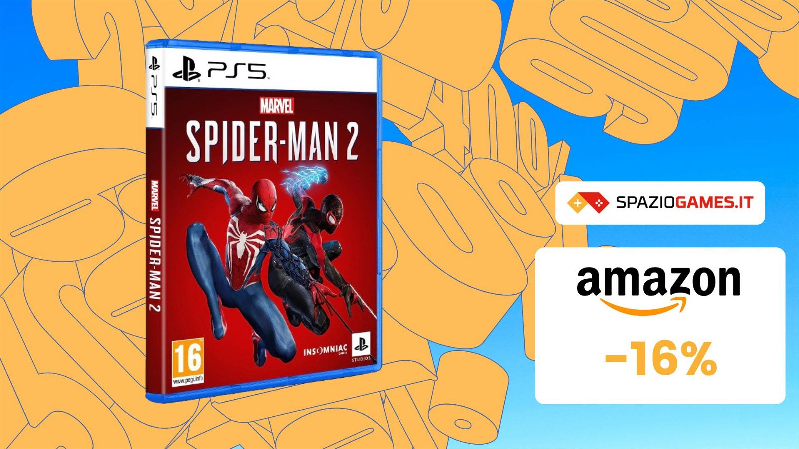 Marvel's Spider-Man 2, CHE PREZZO! Su Amazon risparmi il 16%!