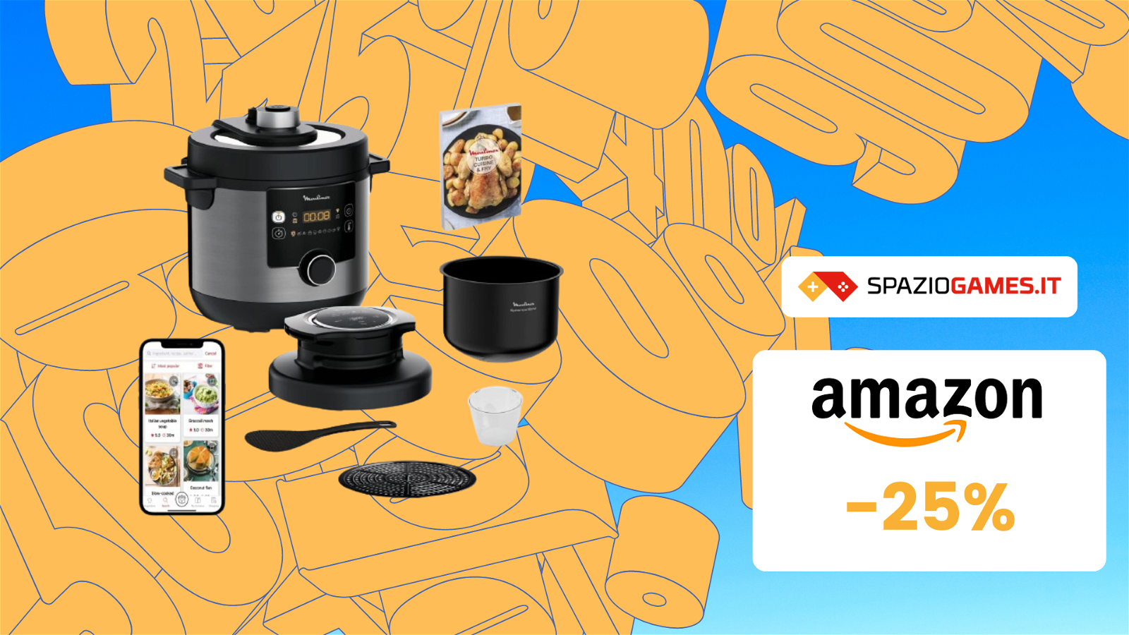 Multicooker Moulinex 15 in 1 a un prezzo TOP su Amazon! (-25%)