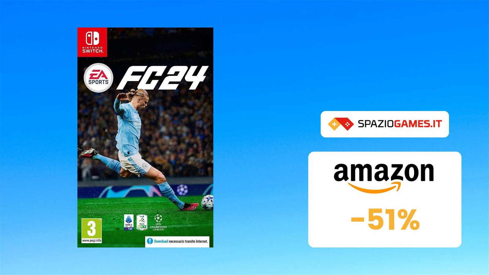 EA Sports FC 24 oggi vi costa MENO della metà! (-51%)