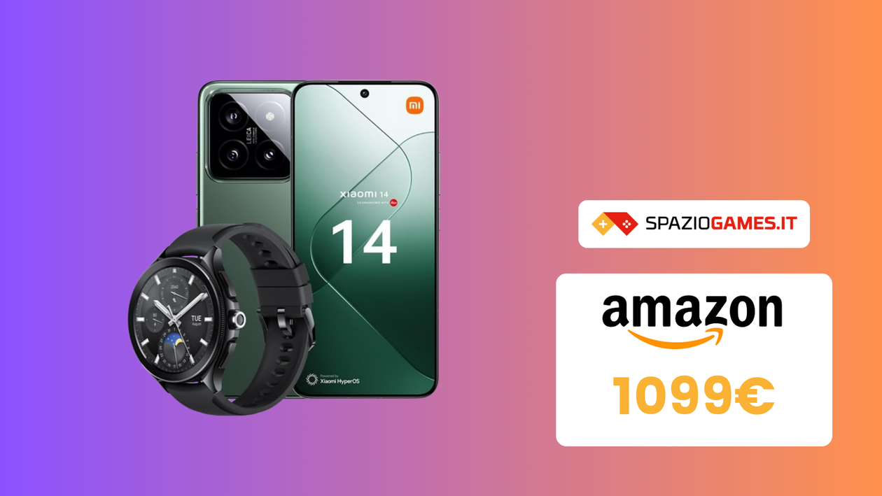 Immagine di INCREDIBILE bundle: Xiaomi 14 + Xiaomi Watch 2 Pro a soli 1099€!