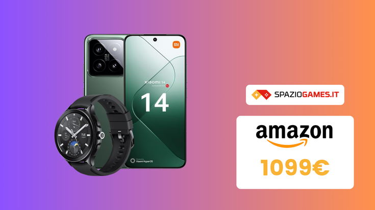 INCREDIBILE bundle: Xiaomi 14 + Xiaomi Watch 2 Pro a soli 1099€!