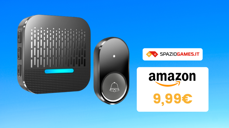 Campanello wireless ora a PREZZO SUPER: solo 9,99€