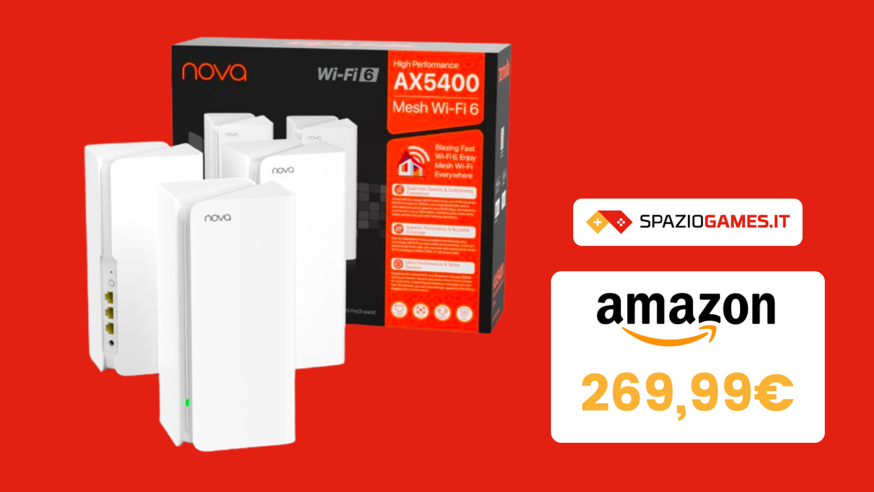 Immagine di Porta la tua connessione AL TOP con questo SCONTO su Tenda Nova MX15 Pro Mesh!