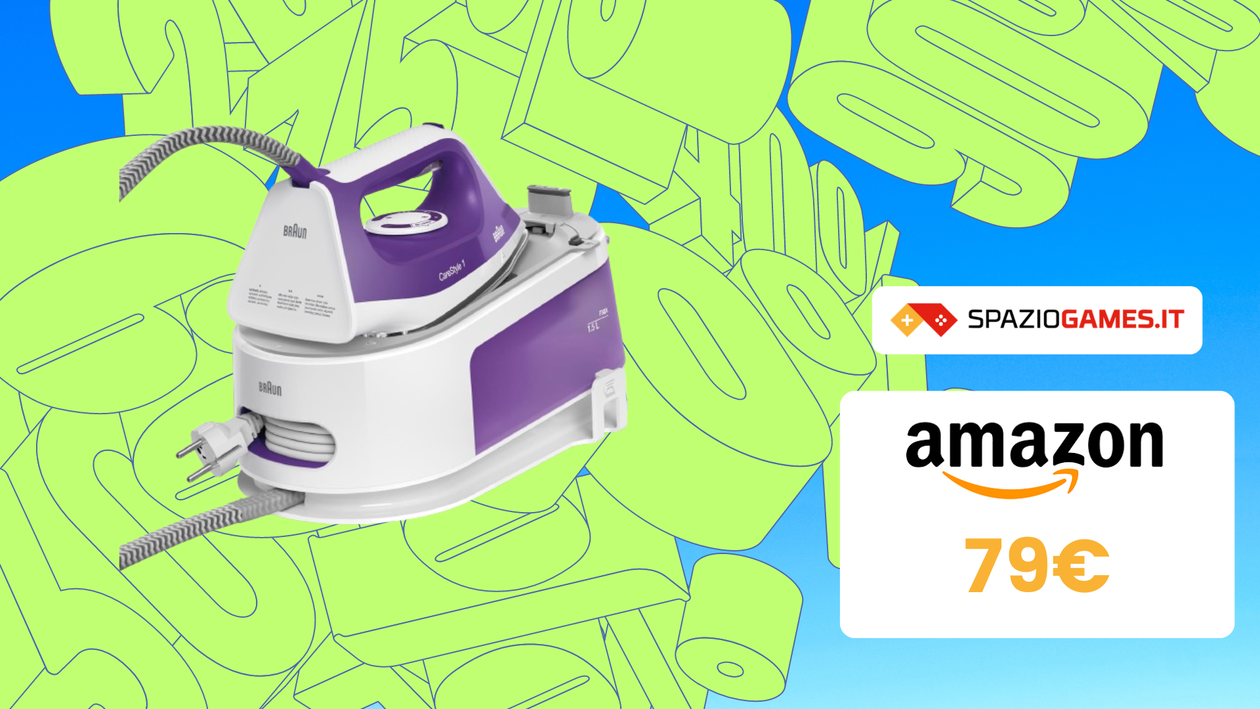 Immagine di Prezzo IMBATTIBILE su questo ferro da stiro Braun! Solo 79€