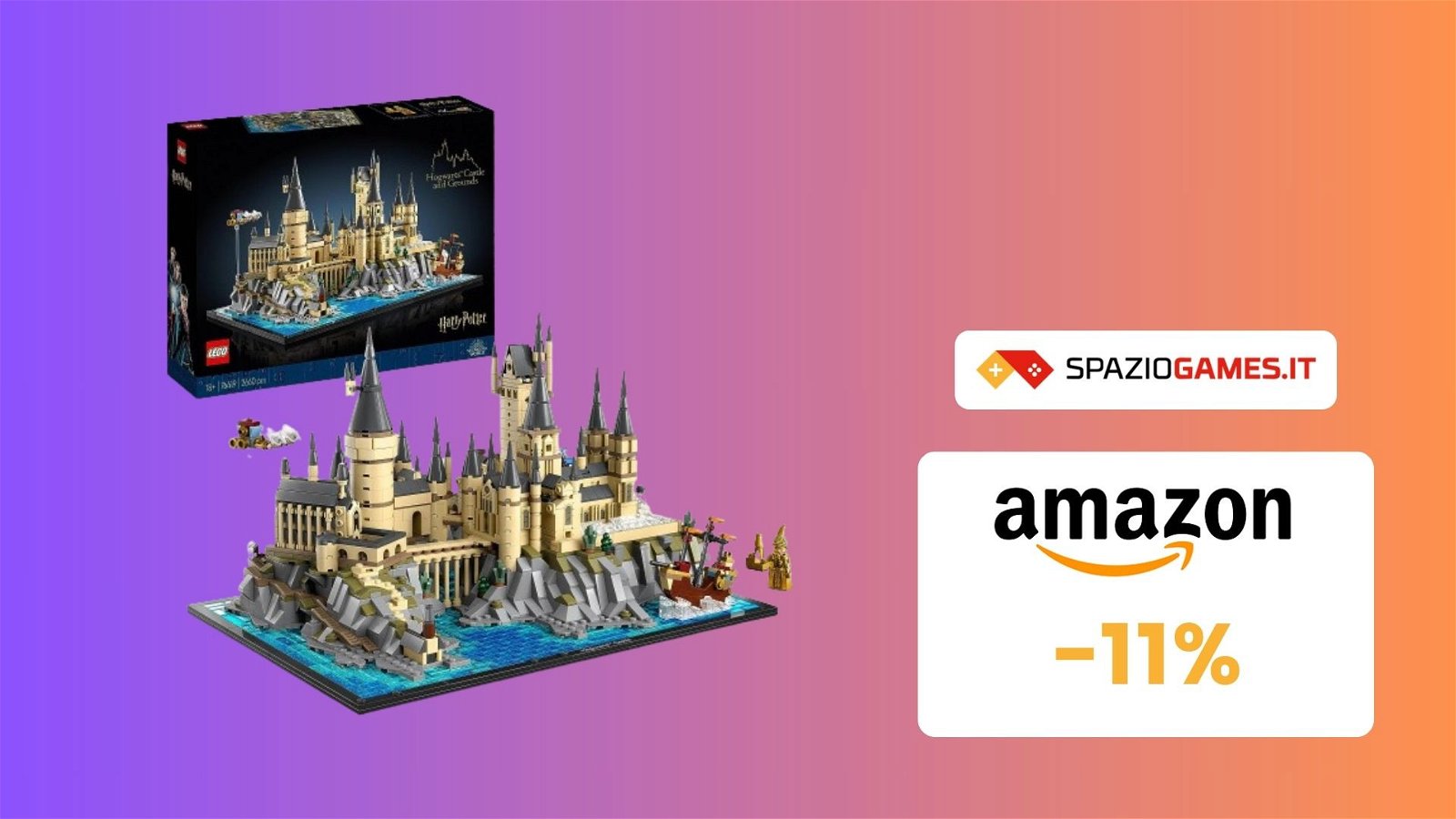Porta la magia a casa tua con il set LEGO Castello di Hogwarts, ora in OFFERTA a 151€!