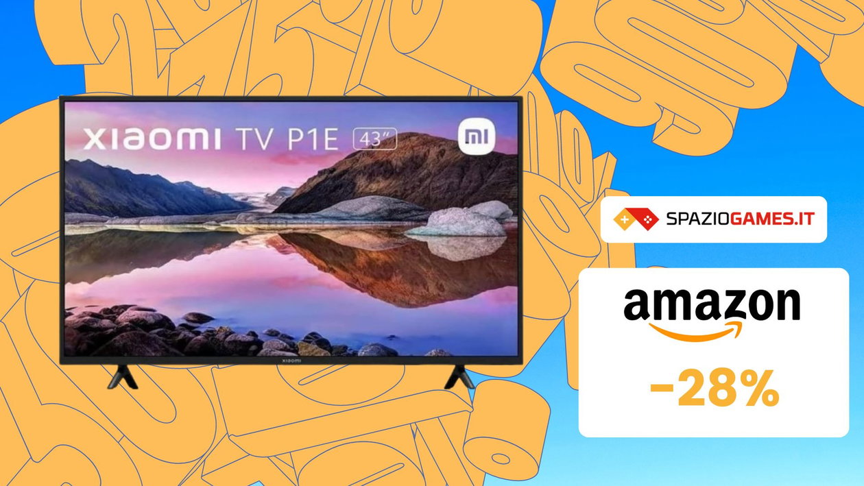 Immagine di Smart TV Xiaomi 43" 4K, CHE PREZZO! Su Amazon risparmi il 28%!