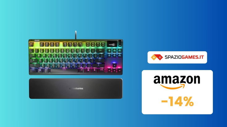 Tastiera gaming SteelSeries Apex 7 TKL: prezzo sempre PIU' BASSO! (-14%)