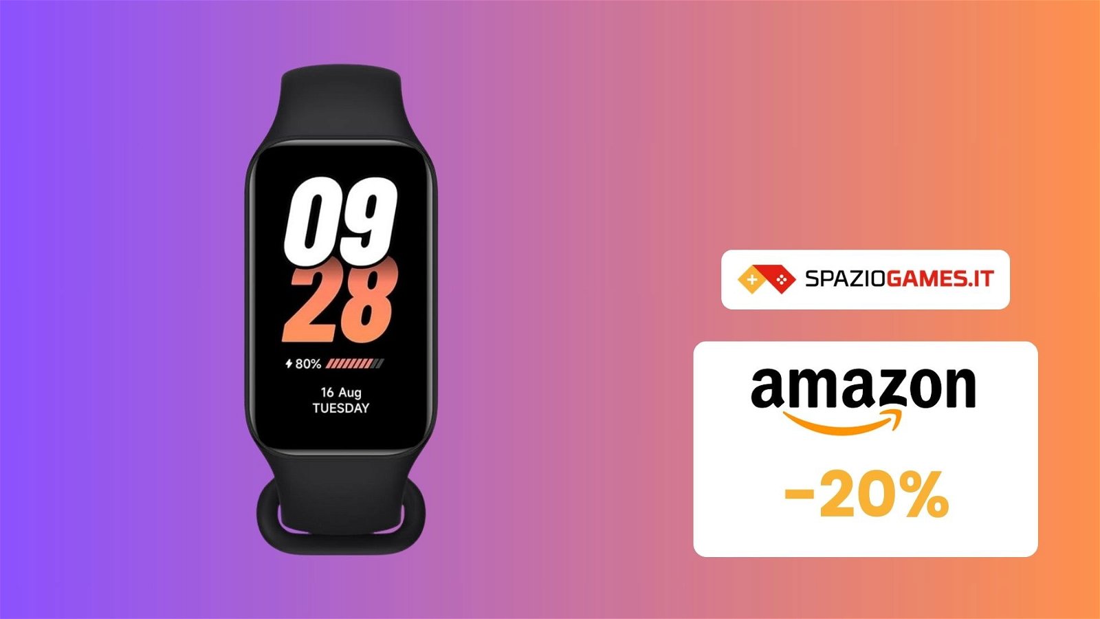 Xiaomi Smart Band 8 Active al prezzo PIÙ BASSO di sempre su Amazon! (-20%)