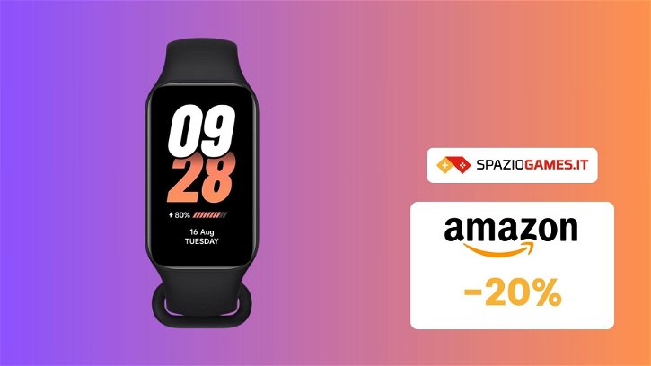 Immagine di Xiaomi Smart Band 8 Active al prezzo PIÙ BASSO di sempre su Amazon! (-20%)
