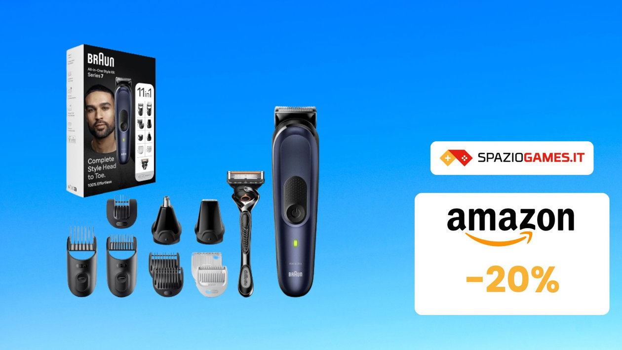 Immagine di Migliora il tuo look con questo regolabarba Braun 11-in-1 a SOLI 59€! (-20%)