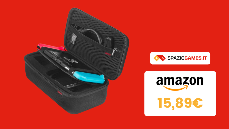 Immagine di Questa COMODA custodia protegge Nintendo Switch e oggi costa POCHISSIMO! (15,89€)