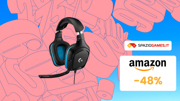 Prezzo IRRESISTIBILE su queste cuffie gaming Logitech G432! (-48%)