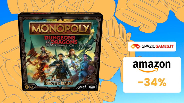 Monopoly di Dungeons & Dragons: L'onore dei Ladri a SOLI 29€! IMPERDIBILE!