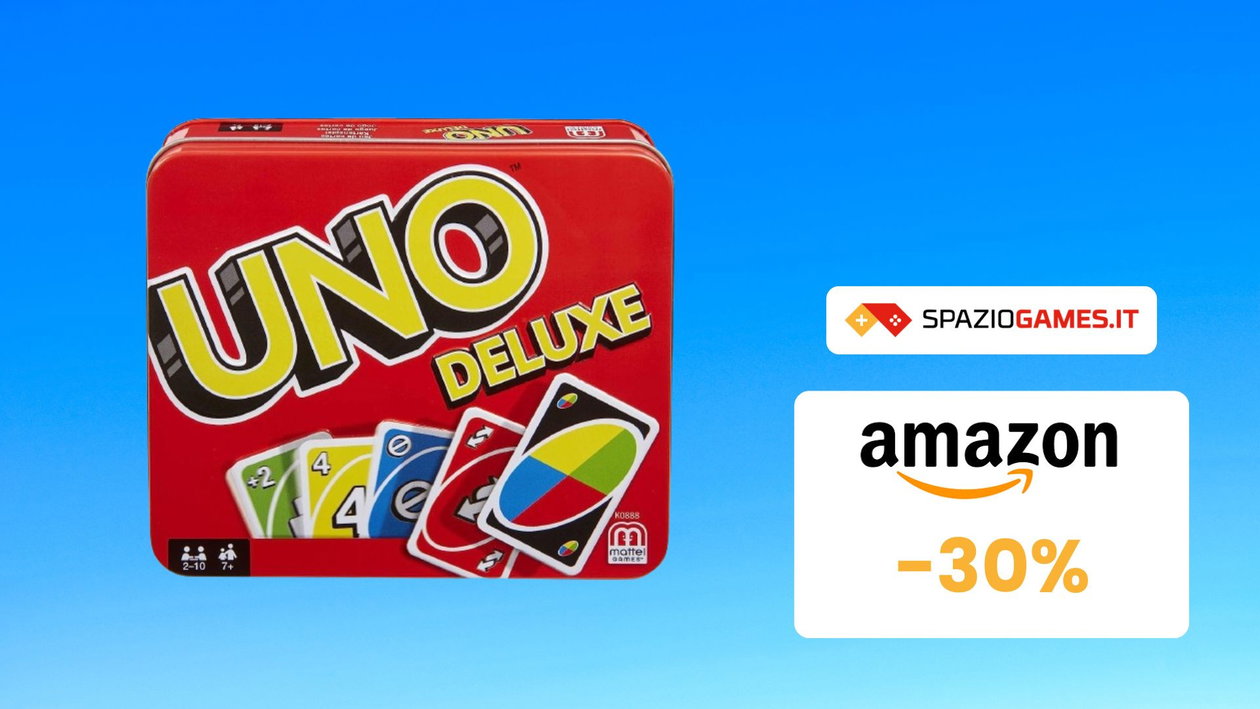Immagine di UNO Deluxe a SOLI 18€ con il 30% di SCONTO! IMPERDIBILE!