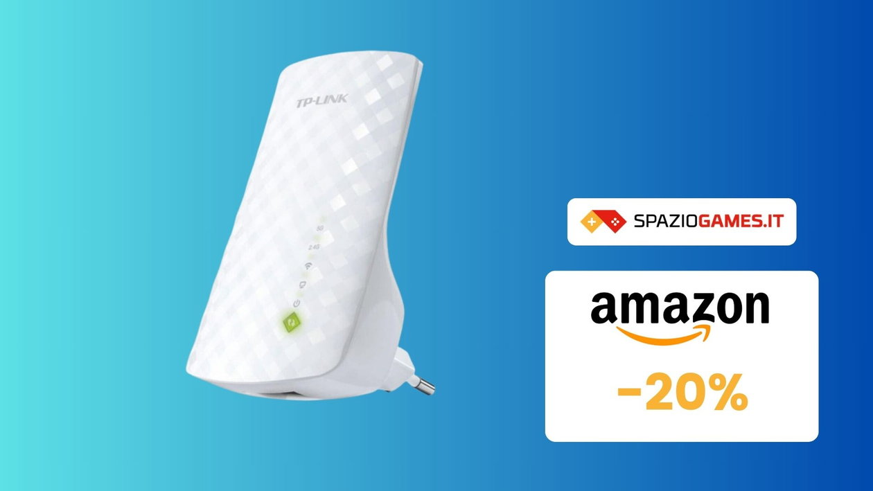 Immagine di Espandi la tua rete Wi-Fi con questo extender TP-Link a SOLI 22€! (-20%)