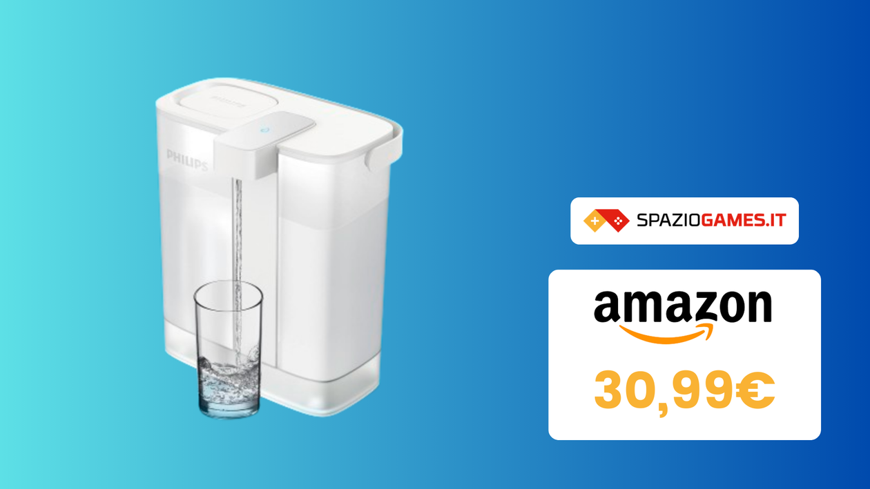 Immagine di Acqua sempre al TOP con questa caraffa filtrante: ora costa solo 30€!