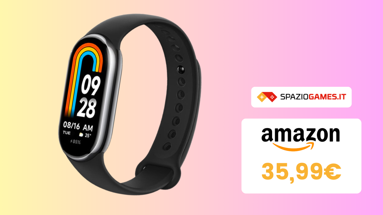 Immagine di DOPPIO SCONTO per la Mi Band 8: ora costa SOLO 36€!
