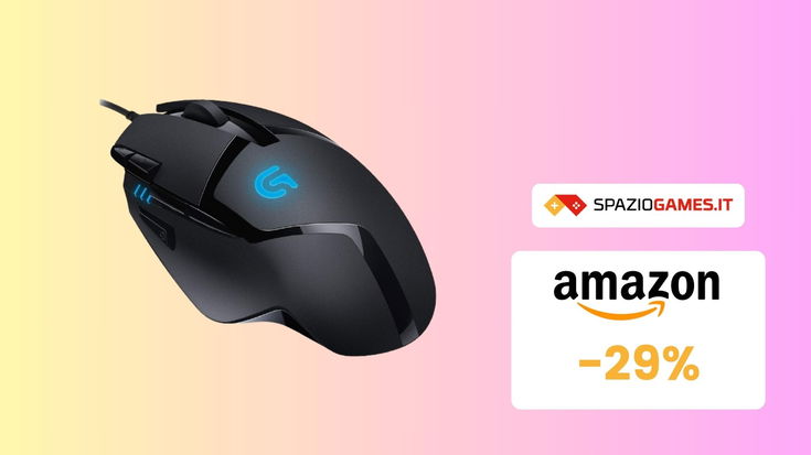 Mouse gaming Logitech G402 a prezzo SHOCK su Amazon! (-30%)