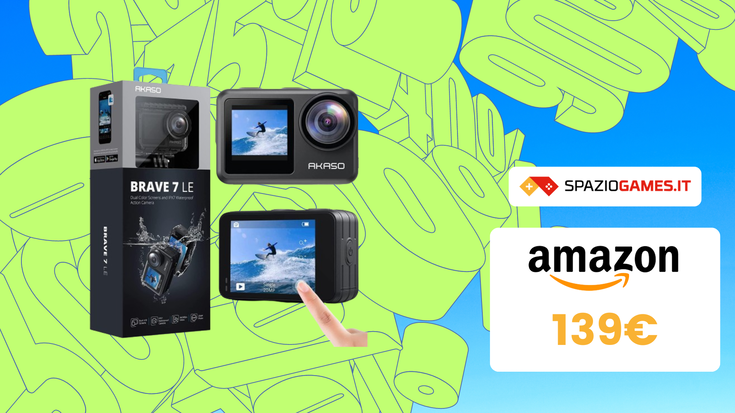 Questa OTTIMA Action Cam 4K Akaso costa solo 139€!