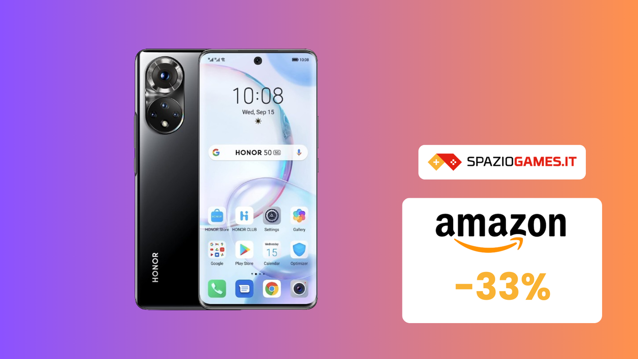 Immagine di Prezzo TOP su Honor 50 5G! (-33%)