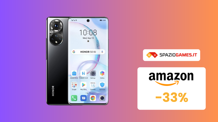 Prezzo TOP su Honor 50 5G! (-33%)