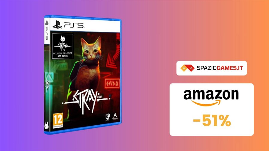Immagine di Stray per PS5 oggi vi costa MENO DELLA META'! (-51%)