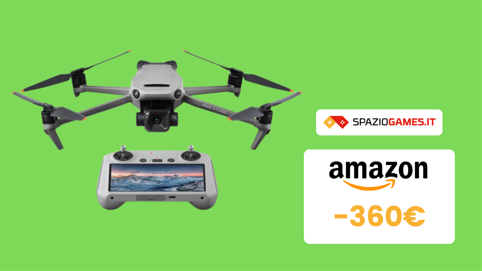 ORA quasi 400€ di sconto su questo OTTIMO drone DJI!