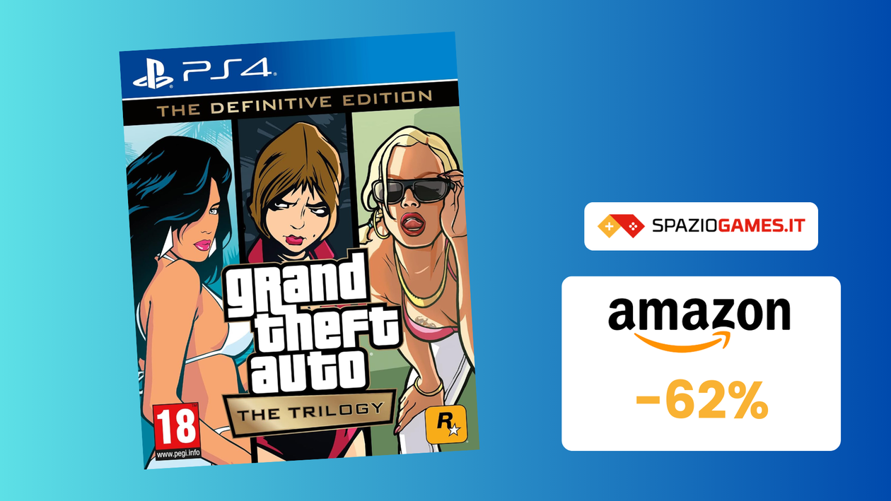 Immagine di Aspettate GTA 6? Preparatevi con GTA Trilogy a SOLI 23€! (-62%)