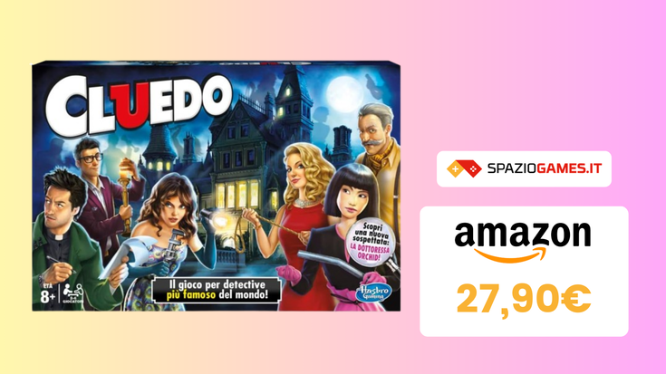 Vi piace risolvere misteri? Oggi Cluedo costa il 22% IN MENO!