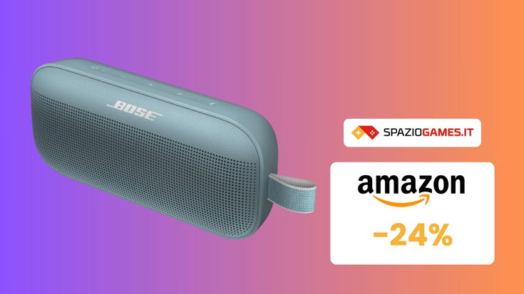 Portate la musica sempre con voi con Bose SoundLink Flex, vostro per SOLI 129€! -24%